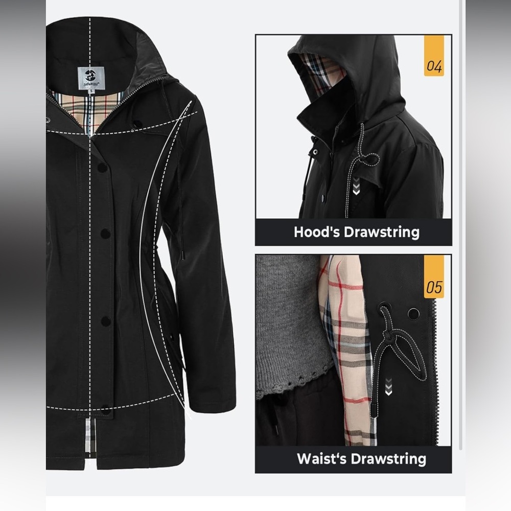NWOT Rain Jacket - Picture 4 of 4